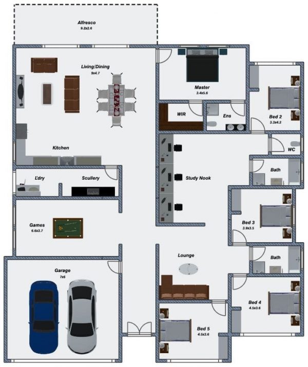Cedar Ridge floorplan