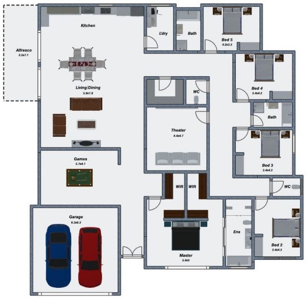 Coastal Breeze floorplan