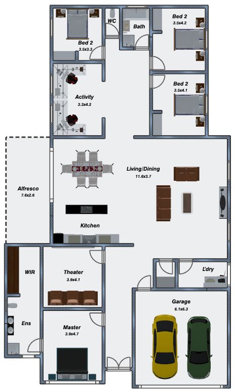 Garden Oasis floorplan