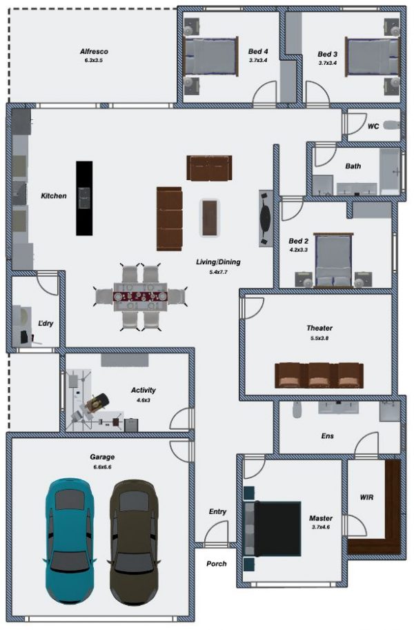 Whispering Woods floorplan